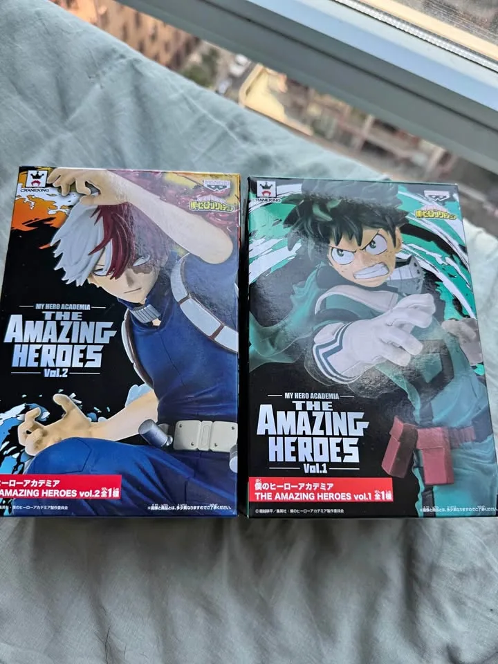 My Hero Academia Figurine Deku + Shoto - Used thumbnail