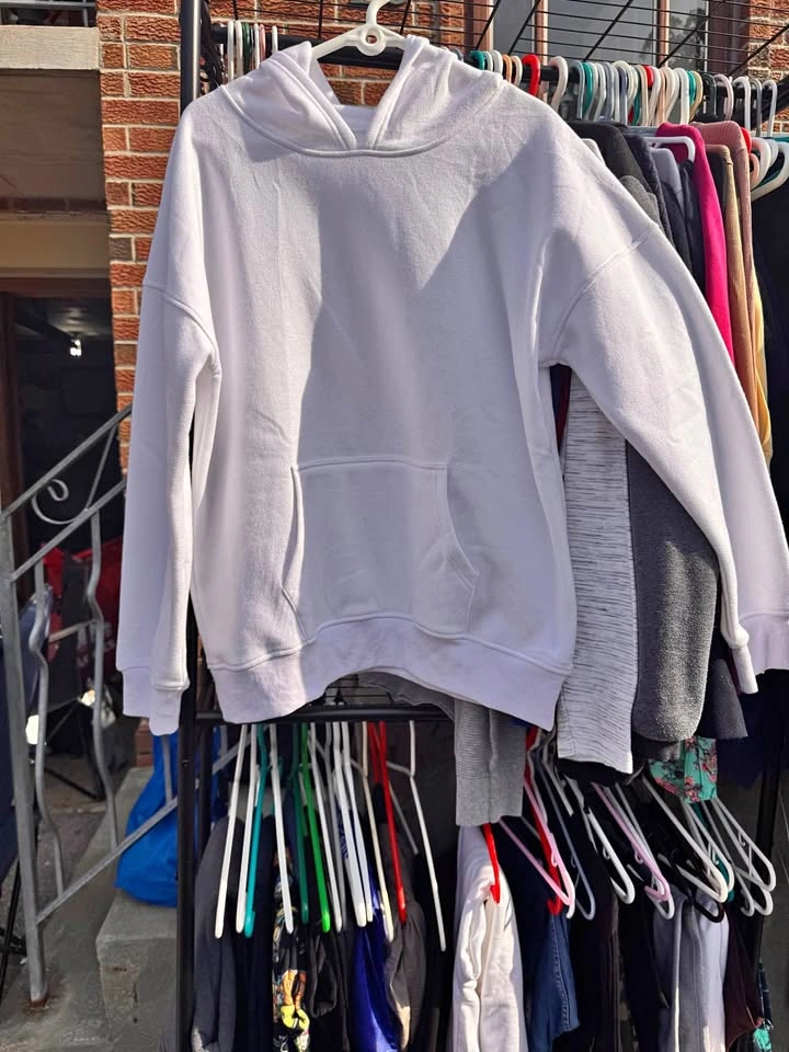 White Hoodie - Large