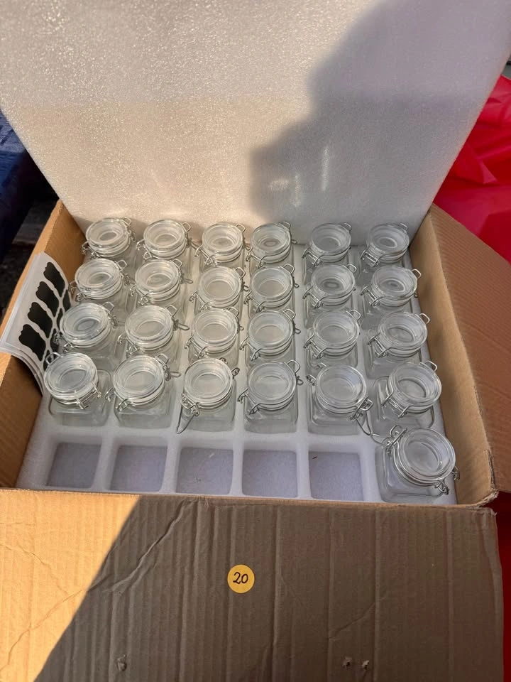 Spice jars with labels (25 pcs) - photo 2