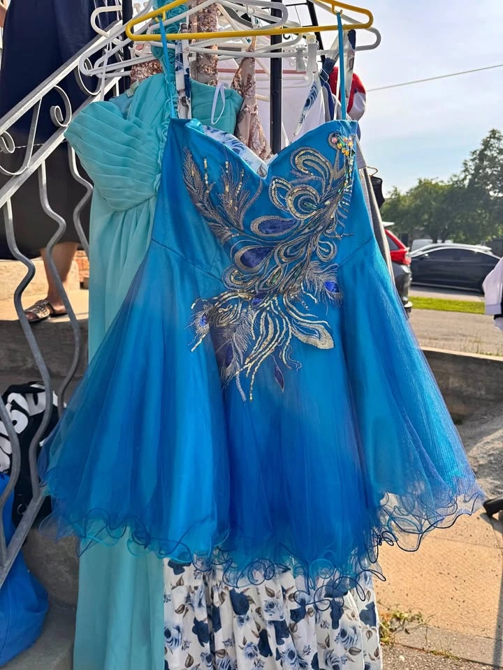 Blue Formal Cocktail Dress - Size 16