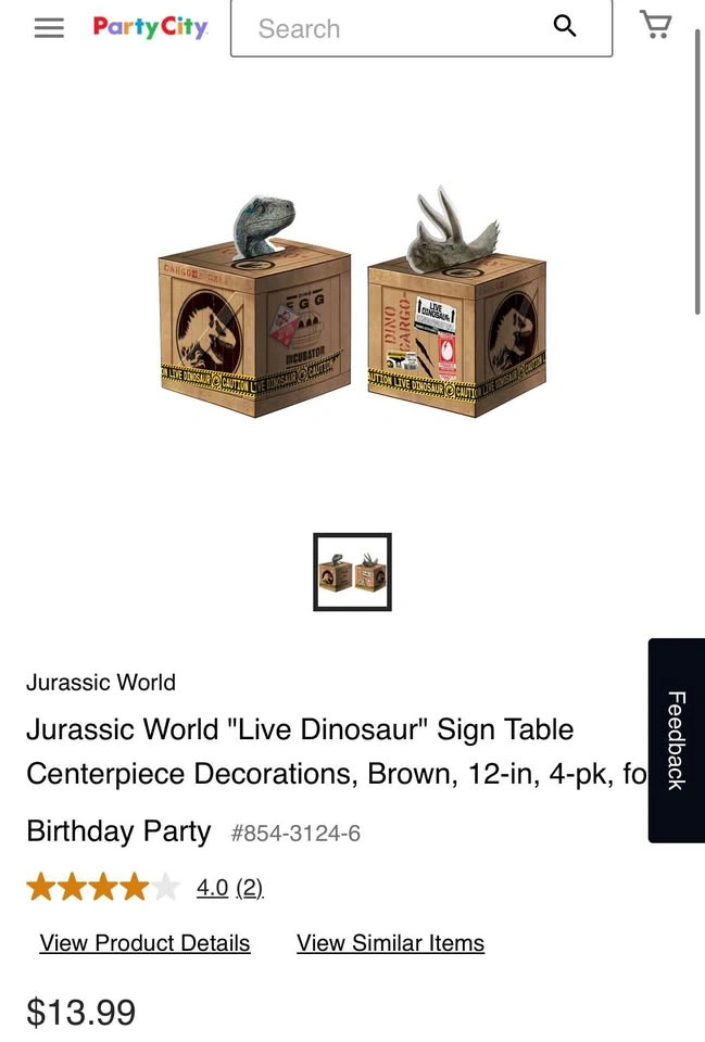 Jurassic World Birthday Decor - photo 3