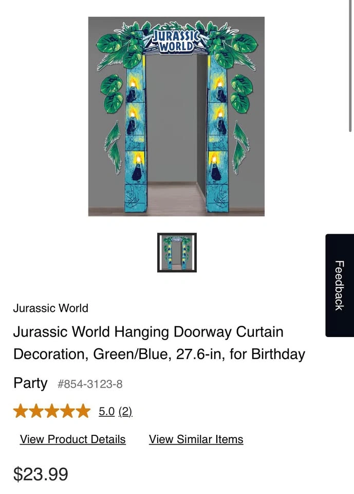 Jurassic World Birthday Decor - photo 4