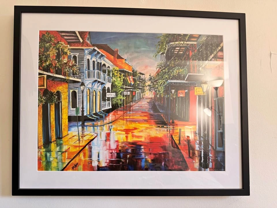 Diane Millsap New Orleans Street Scene Framed Art Print