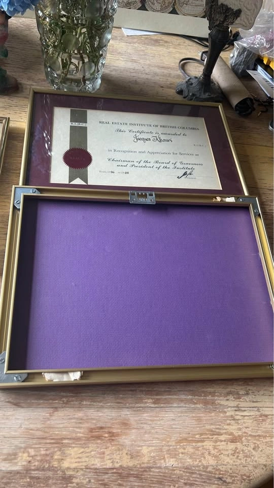 2 Professional Gold Aluminum Picture Frames 11x14 – $50 Pair - photo 2