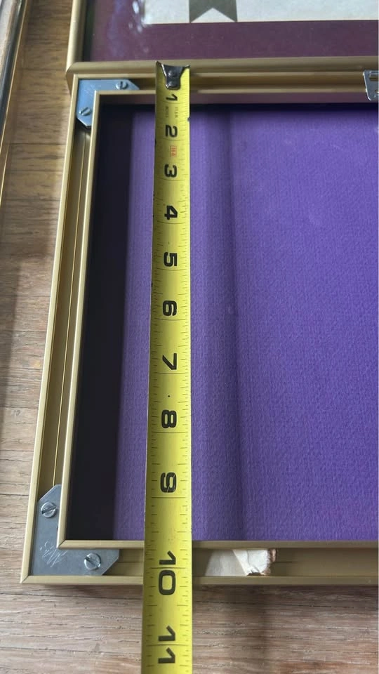 2 Professional Gold Aluminum Picture Frames 11x14 – $50 Pair - photo 3