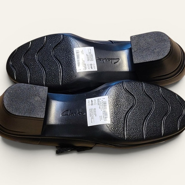 [BNIB] Clarks Women's Emslie Lulin Black Leather Pumps - 7.5M - photo 4