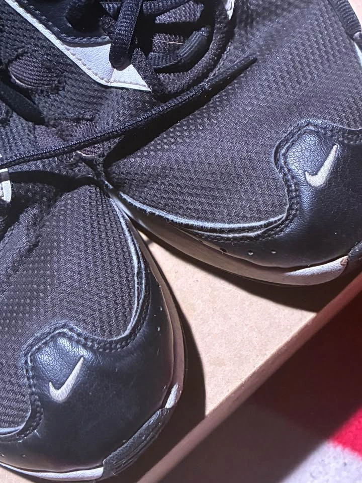 Black and white mens sneakers - photo 3