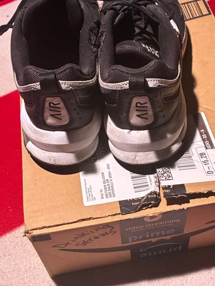 Black and white mens sneakers - photo 4
