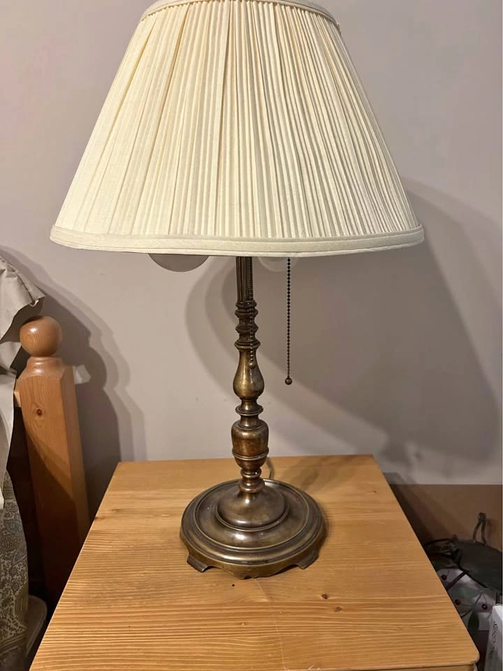 Vintage Brass Table Lamp