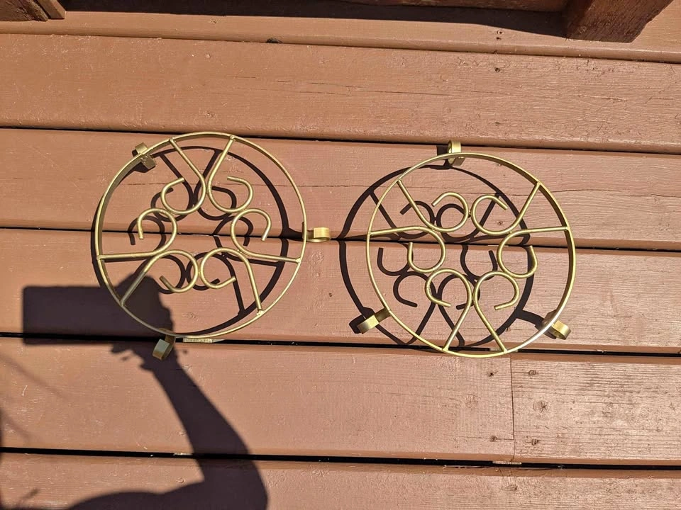 Gold colour Metal Plant Stands