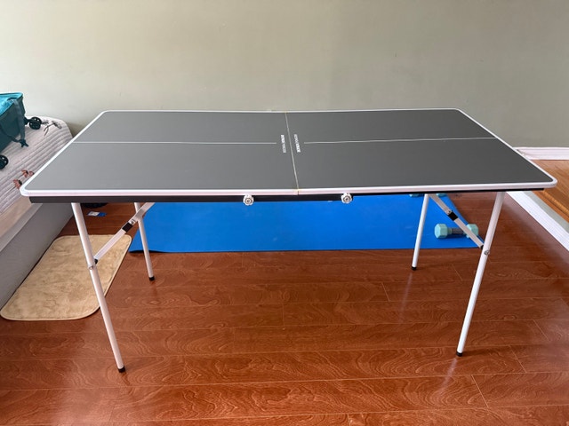 Moveout sale : Ping pong (Table tennis) table with 4 paddles - photo 2
