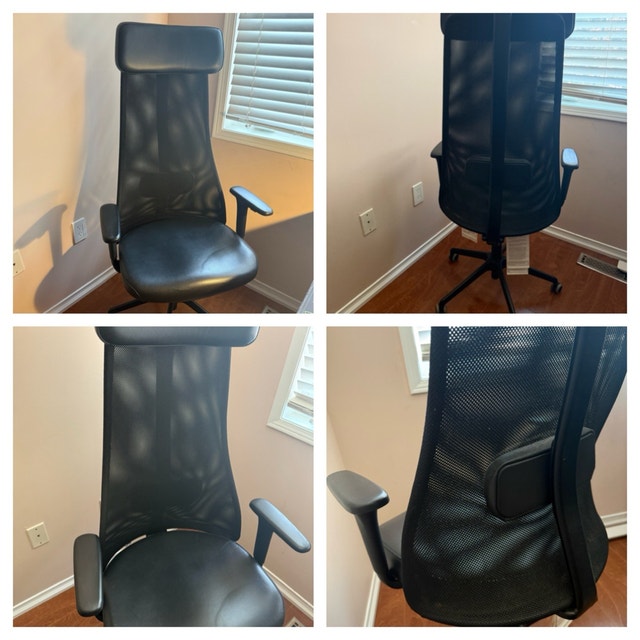 Moveout sale : Ikea high back office chair (leather)