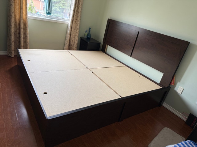 Moveout sale: King size box bed and mattress - photo 4