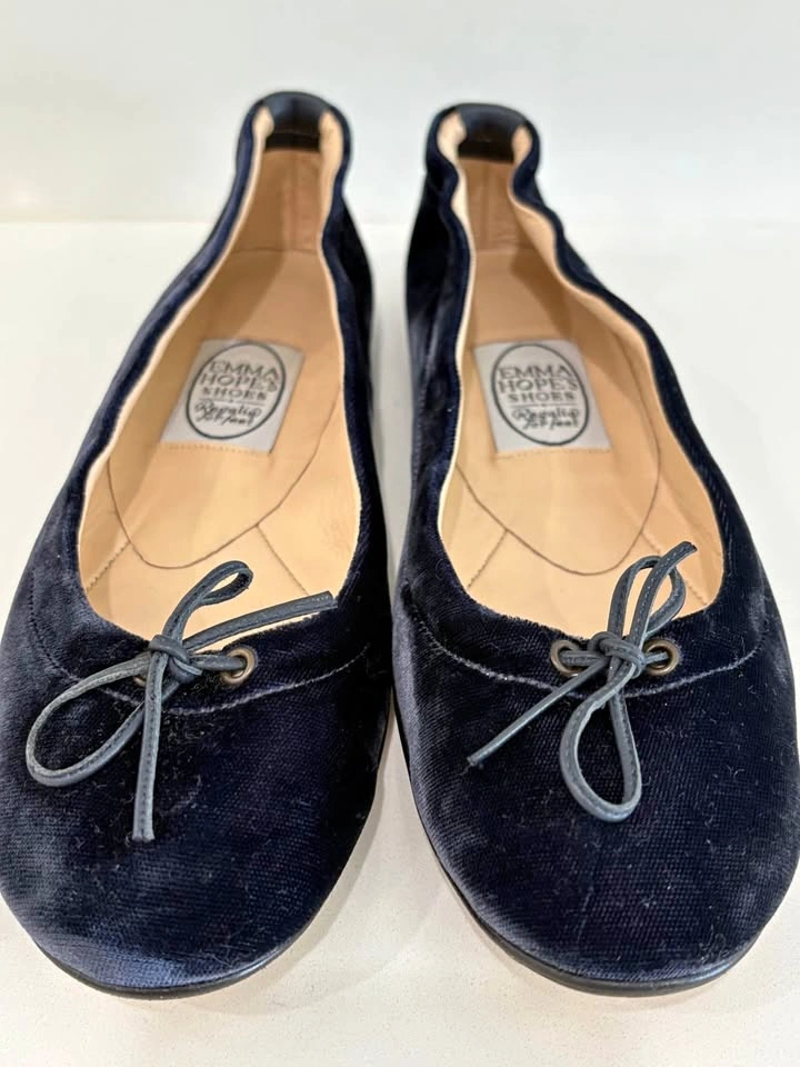 Emma Hope Velvet Ballet Flats – Size 8.5