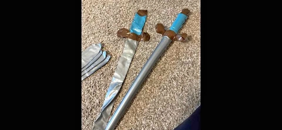 11 Pcs Inflatable sword Toy sword