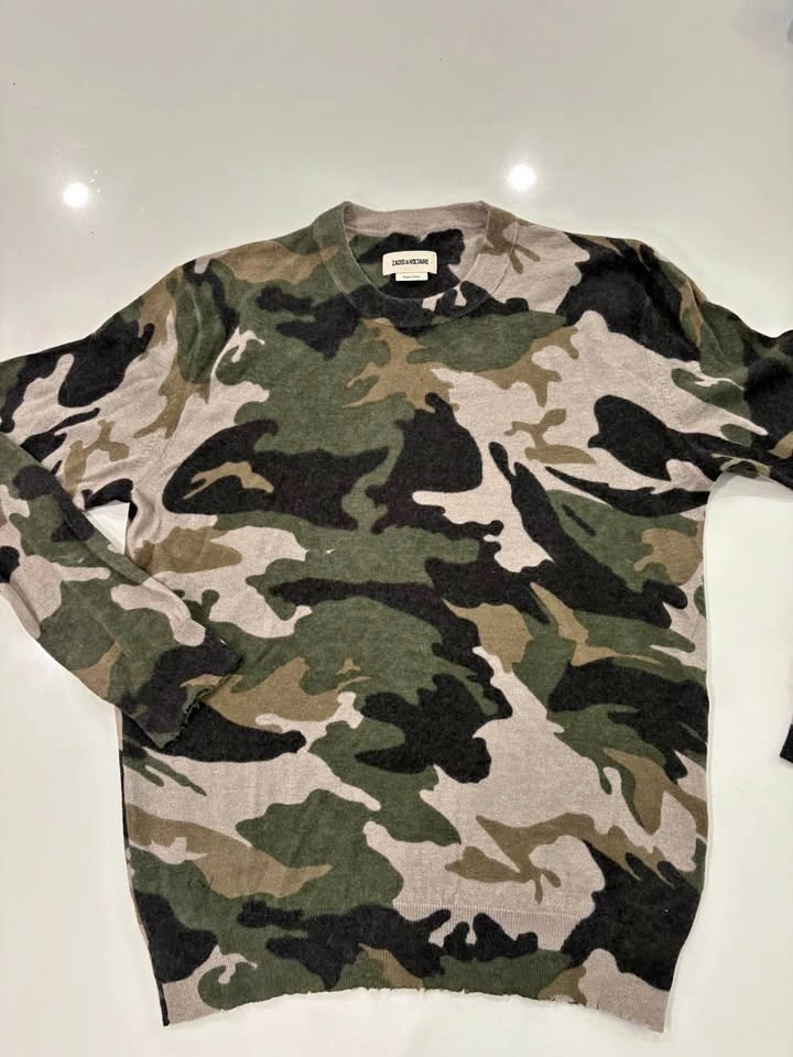 Zadig & Voltaire Camouflage Cashmere Sweater