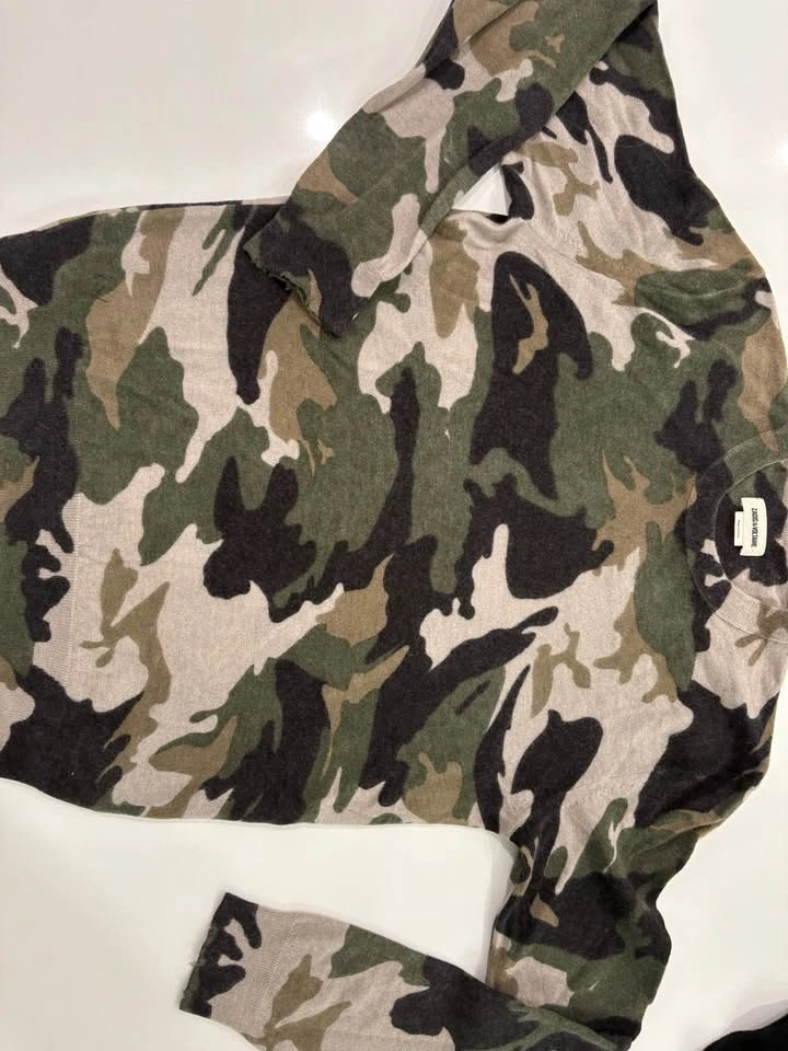 Zadig & Voltaire Camouflage Cashmere Sweater - photo 3
