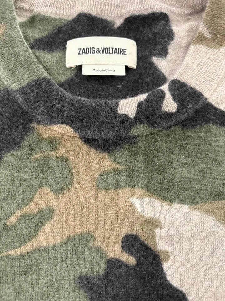 Zadig & Voltaire Camouflage Cashmere Sweater - photo 5