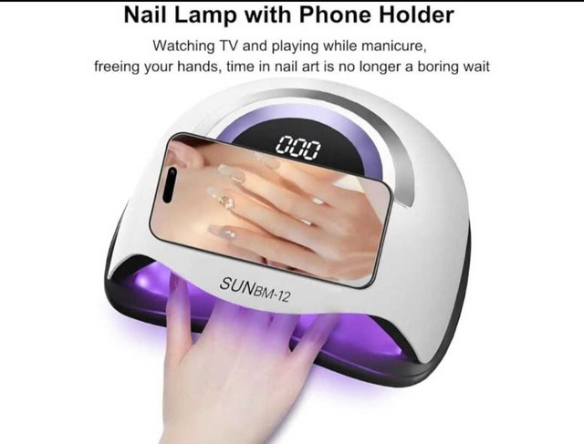 SUNBM-12 Nail Lamp with Phone Holder