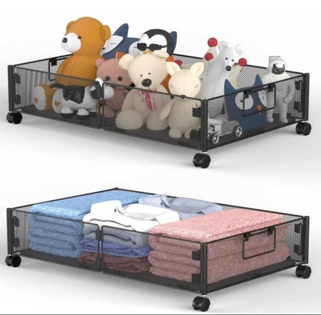 Rolling Under Bed Storage Organizer