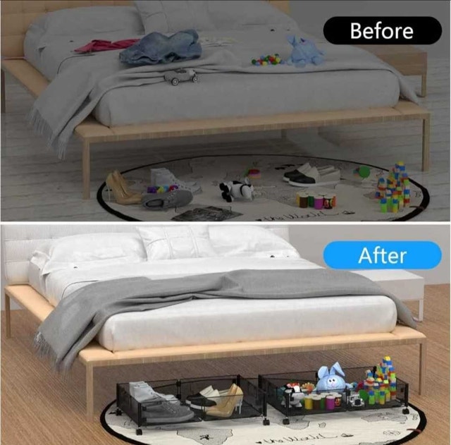 Rolling Under Bed Storage Organizer - photo 3