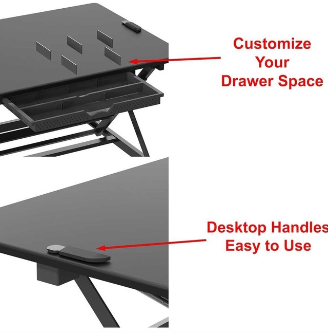 SHW Height Adjustable Desk Riser - photo 4