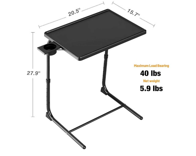 Adjustable TV Tray Table - photo 3