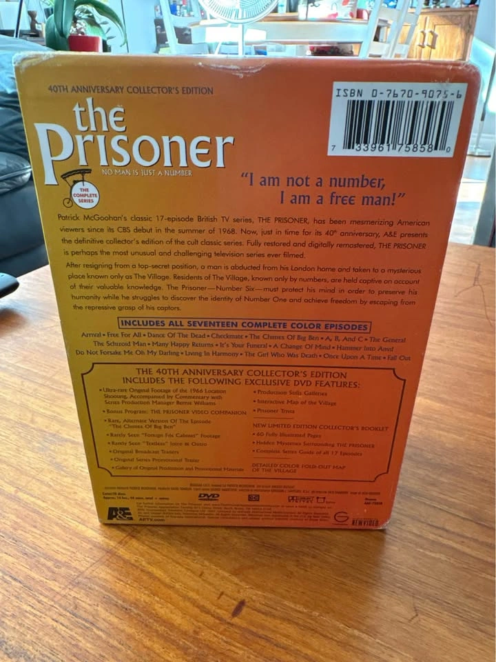 The Prisoner: Complete Series 40th Anniversary DVD Box Set - photo 3