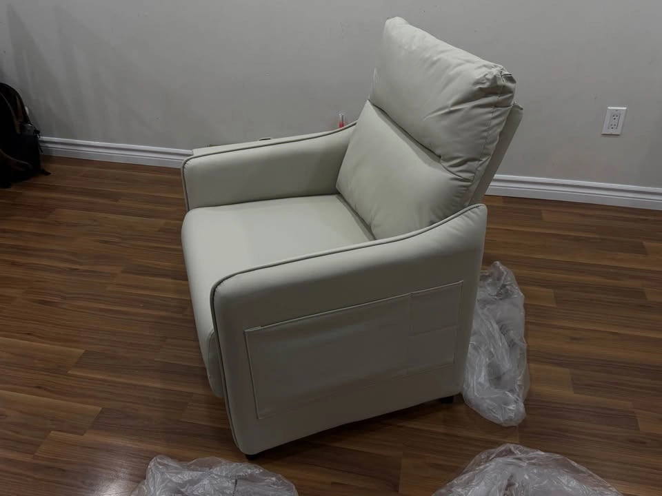 Brand New Modern Leather Lounge Chair – Already Assembled!! - photo 4