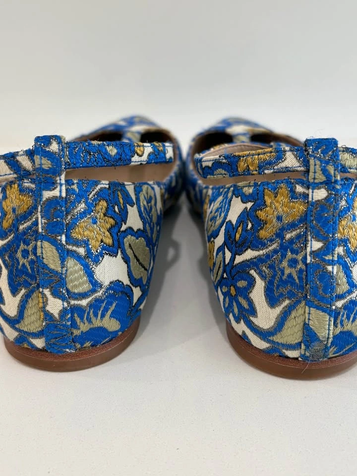 Tory Burch Silk Brocade Mary Jane Flats – Size 8.5 - photo 4