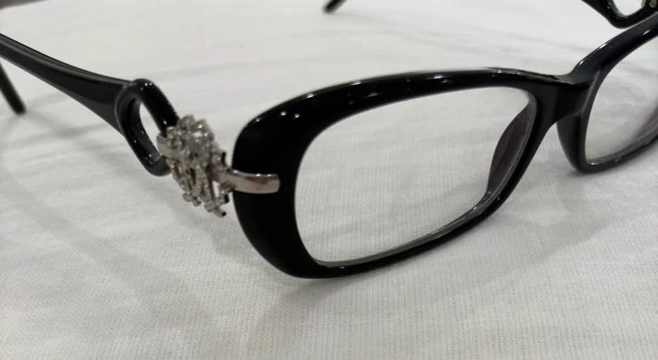 Roberto Cavalli Black Crystal Eyeglass Frames – Made in Italy - photo 2