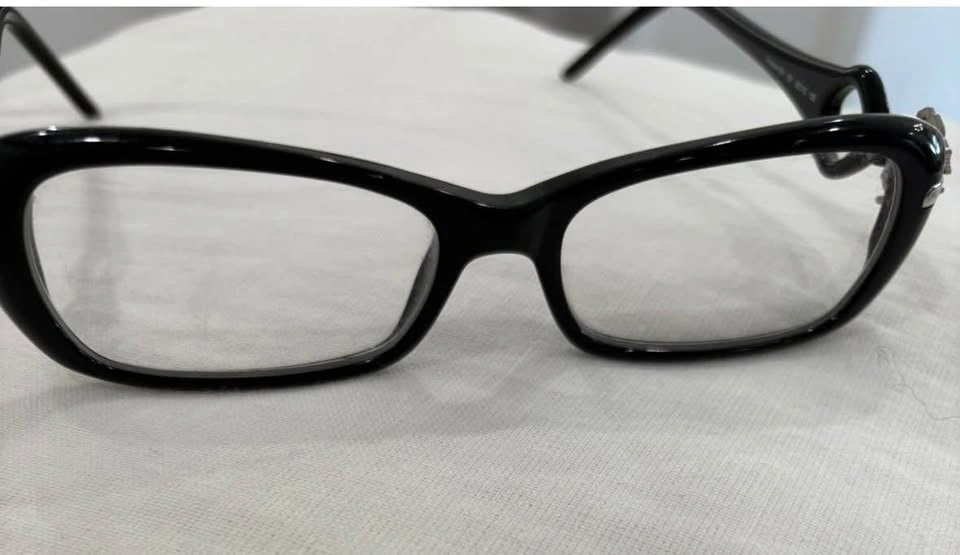 Roberto Cavalli Black Crystal Eyeglass Frames – Made in Italy - photo 3