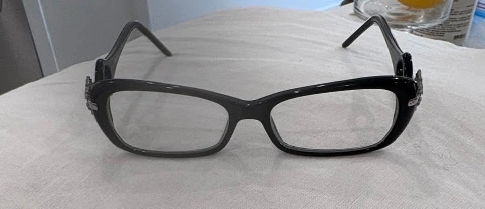 Roberto Cavalli Black Crystal Eyeglass Frames – Made in Italy - photo 4