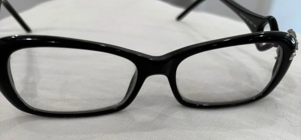 Roberto Cavalli Black Crystal Eyeglass Frames – Made in Italy - photo 5