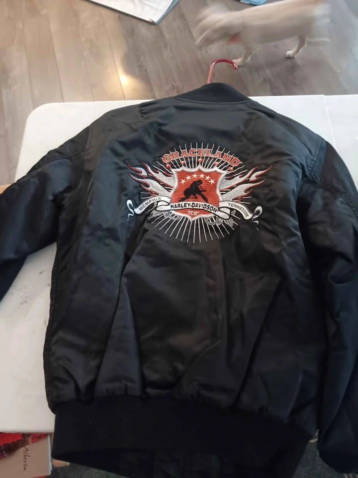 Harley-Davidson Graceland Elvis Presley Bomber Jacket - photo 2