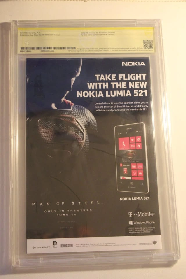 Batman #21 CBCS 9.8 Signed Capullo Snyder 1st App Duke Thomas - photo 2