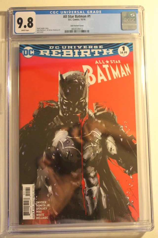 All-Star Batman #1 CGC 9.8 Jock Cover