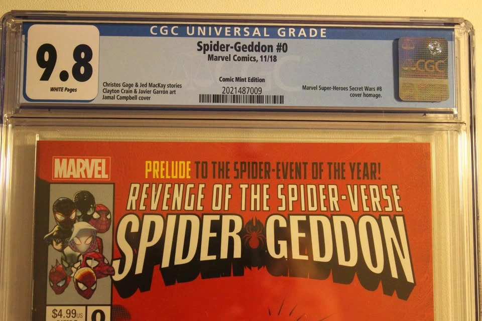 Spider-Geddon #0 Comic Mint Variant Campbell - photo 2