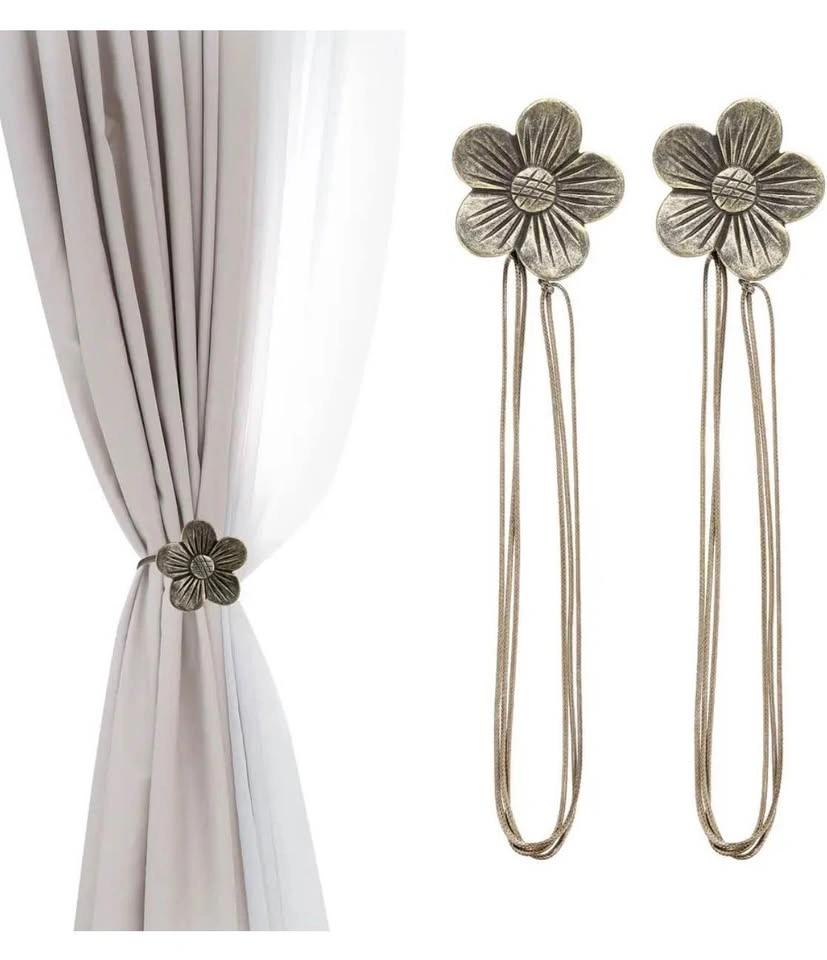 Magnetic Flower Curtain Tie 4pcs - photo 2