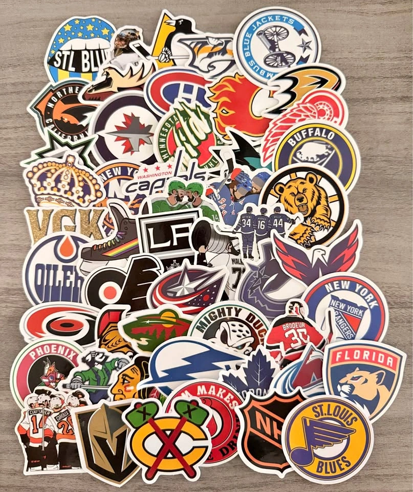 Ice Hockey Stickers 50pcs