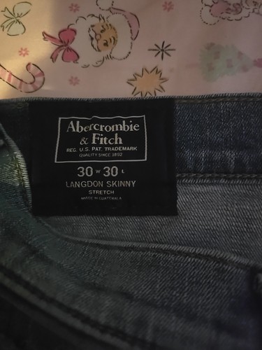 abercrombie fitch jeans men 30x30 skinny