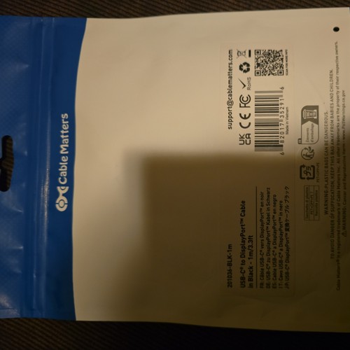 Cable Matters USB Type-C to DisplayPort 1M 3.3ft Cable - photo 2