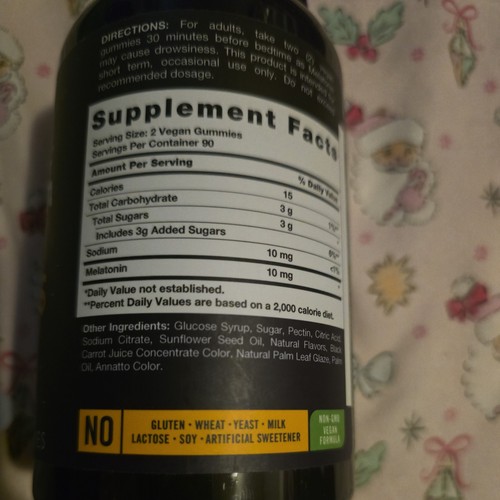 Carlyle Melatonin Gummies 10mg | 180 Count - photo 4