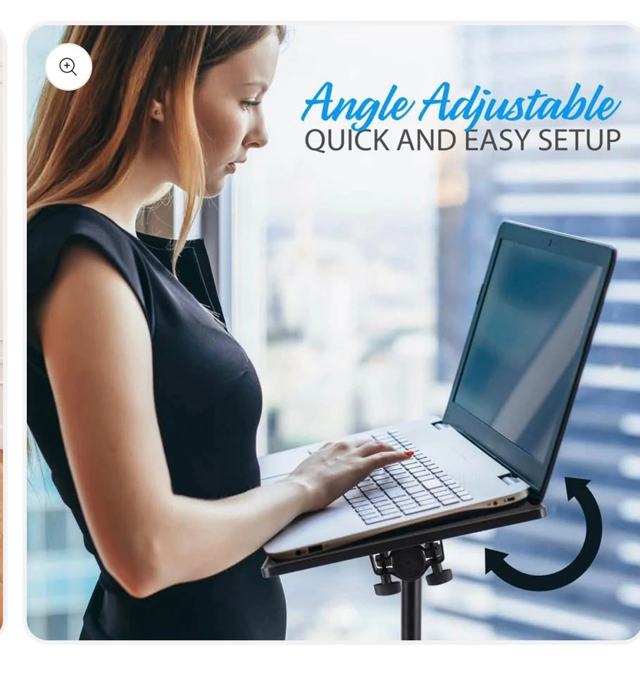 Pyle Laptop Projector Tripod Stand - Adjustable Metal, 20"x16" P - photo 5