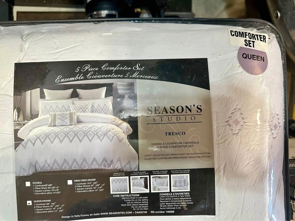 Season's Studio Tresco 5 Piece Comforter Set - Queen