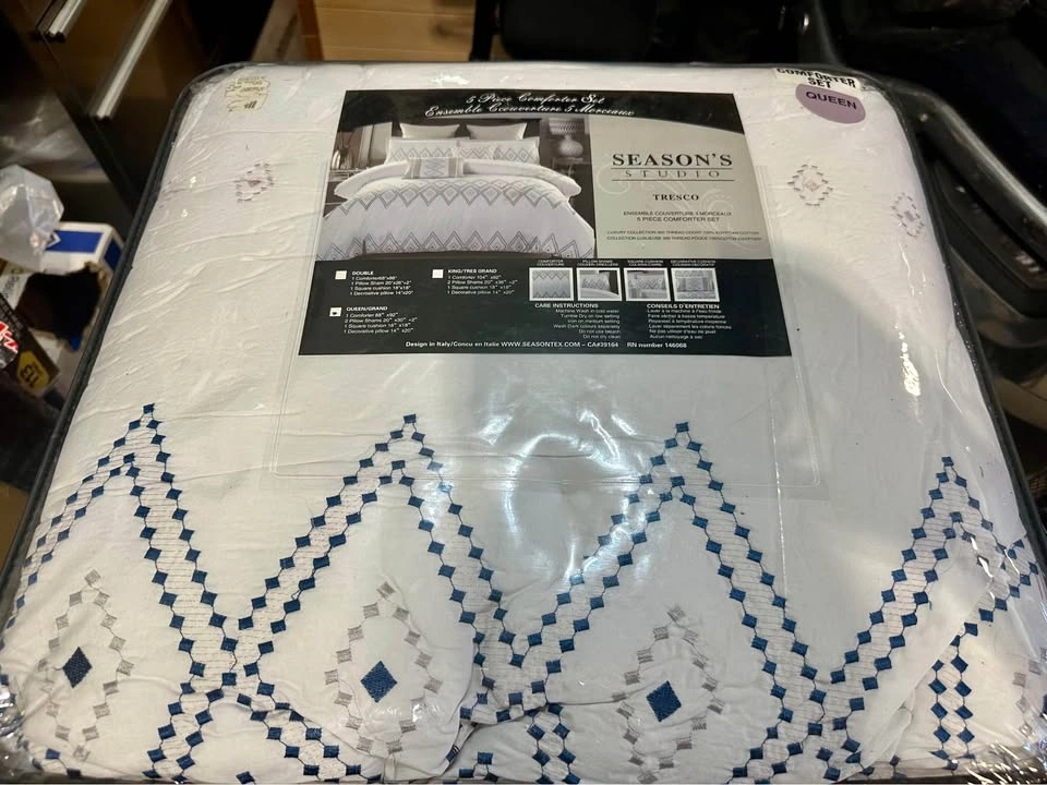 Season's Studio Tresco 5 Piece Comforter Set - Queen - photo 4