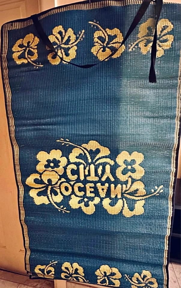 Beach/Picnic Mat, Floral Design - Ocean City