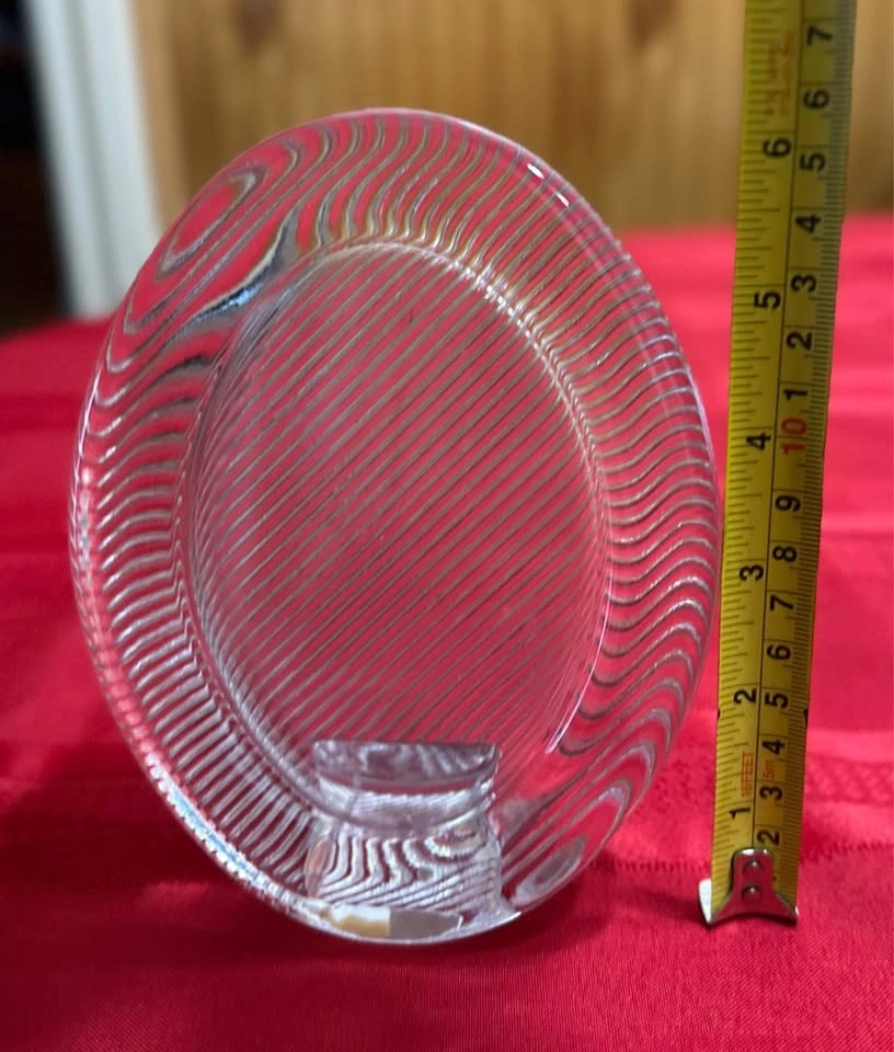 Vintage Mikasa Glass/Crystal Swirl Picture Frame - photo 4