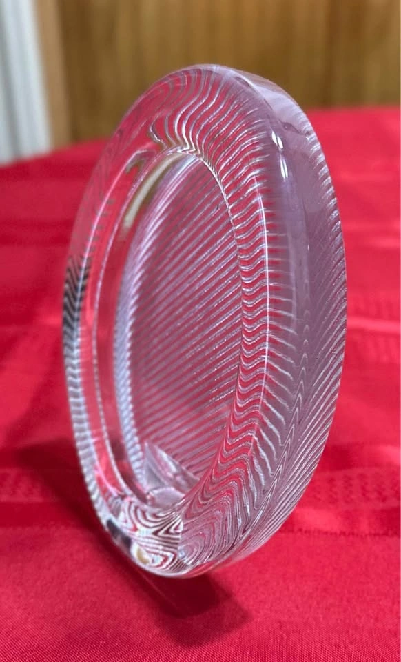 Vintage Mikasa Glass/Crystal Swirl Picture Frame - photo 5