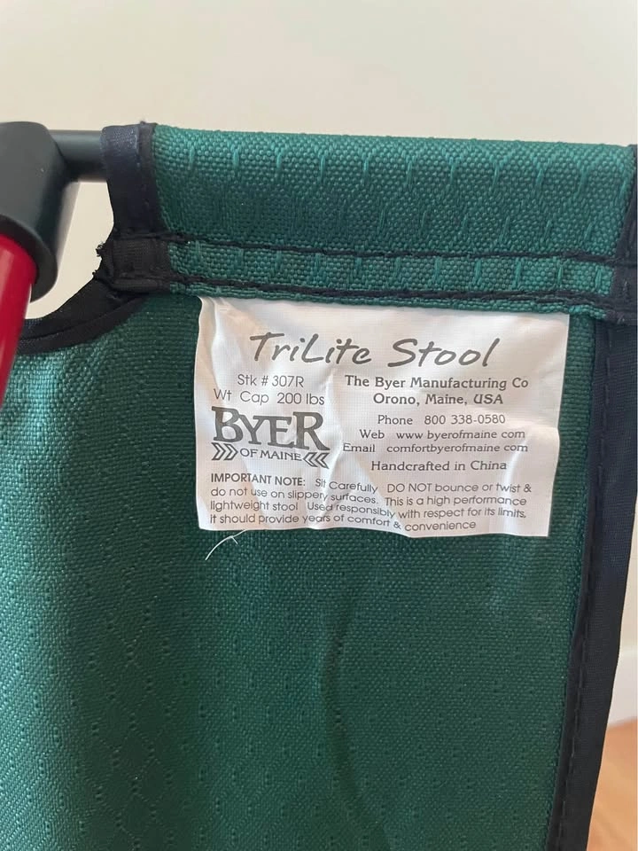 Byer of Maine WebFoot TriLite Stool - photo 5